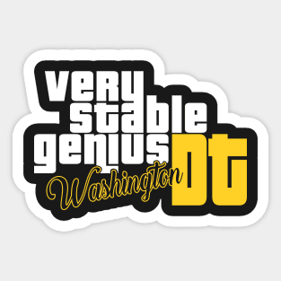 Very Stable Genius Sticker